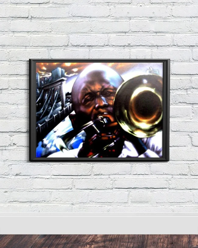 Canvas portraits by Kin, Feel 02 – Jazz in Canvas, 2004