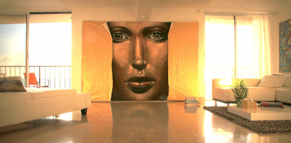 The Helios is large canvas art by Kin created in 2004