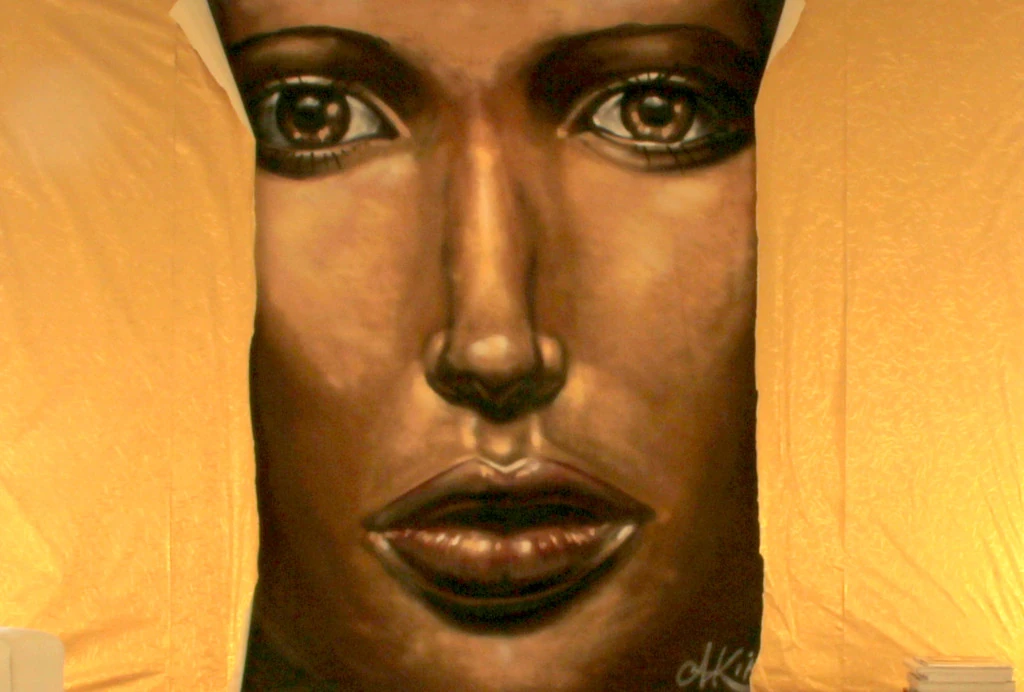 The Helios is large canvas art by Kin created in 2004