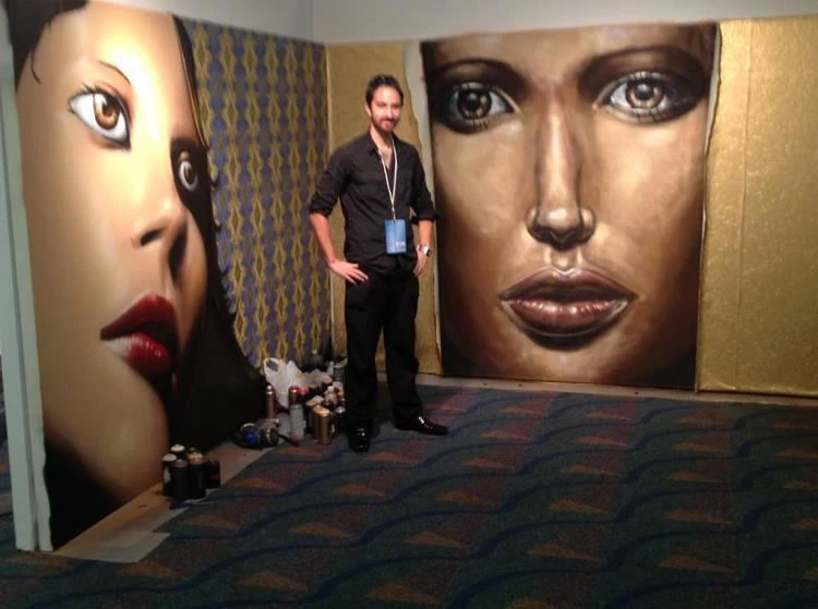 The Helios is large canvas art by Kin created in 2004