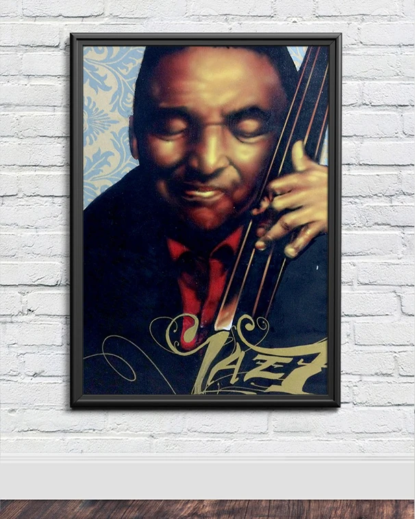 Portrait painting by Kin, Feel – Jazz in Canvas, 2005