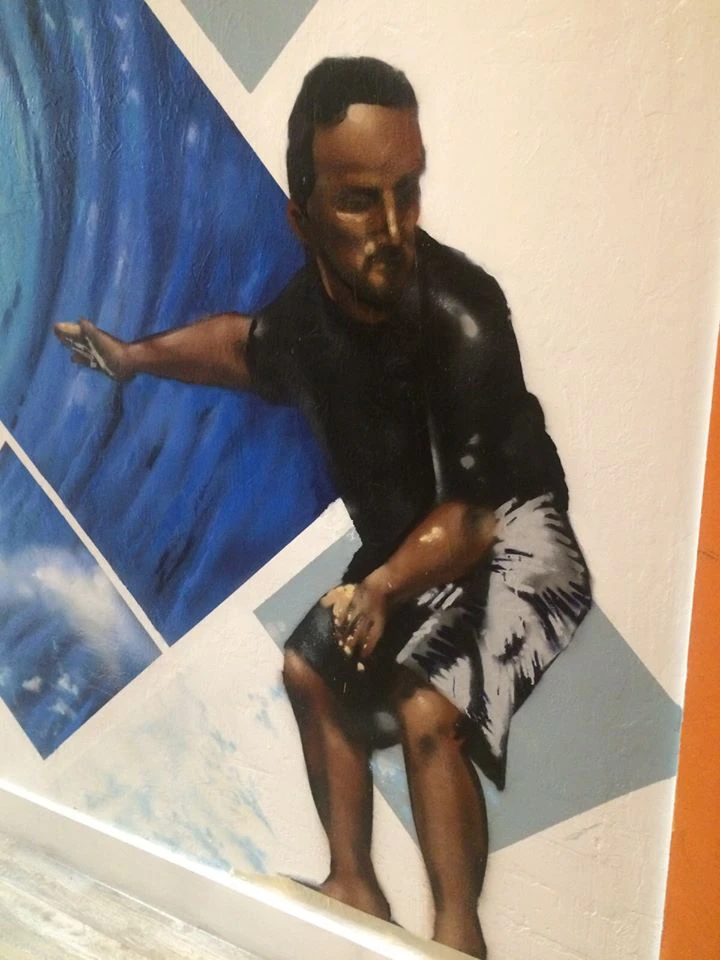 Commission art by Kin for Sobe Hostel – Miami Beach (Part 2), created in 2017