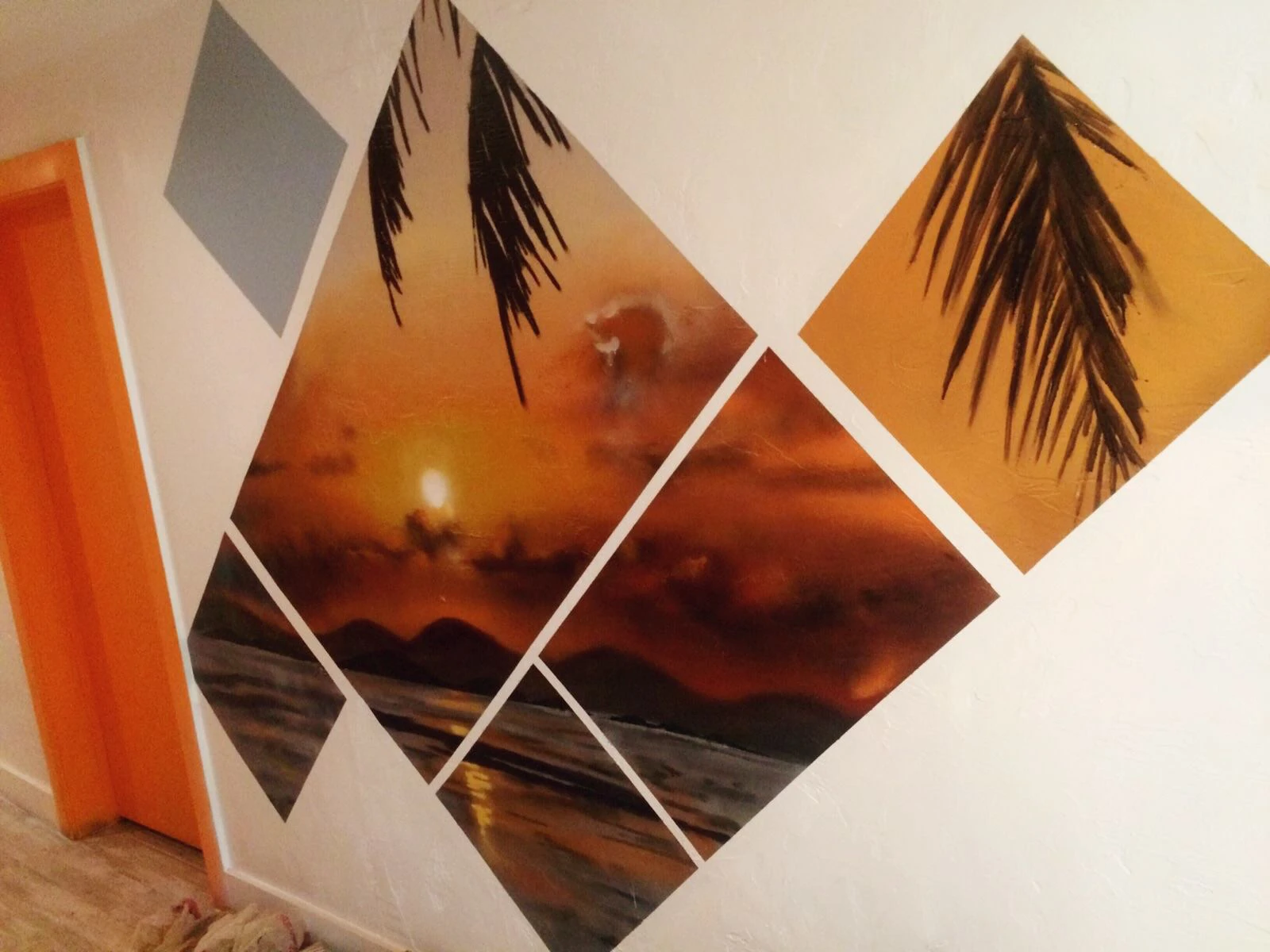 Commission art by Kin for Sobe Hostel – Miami Beach (Part 2), created in 2017