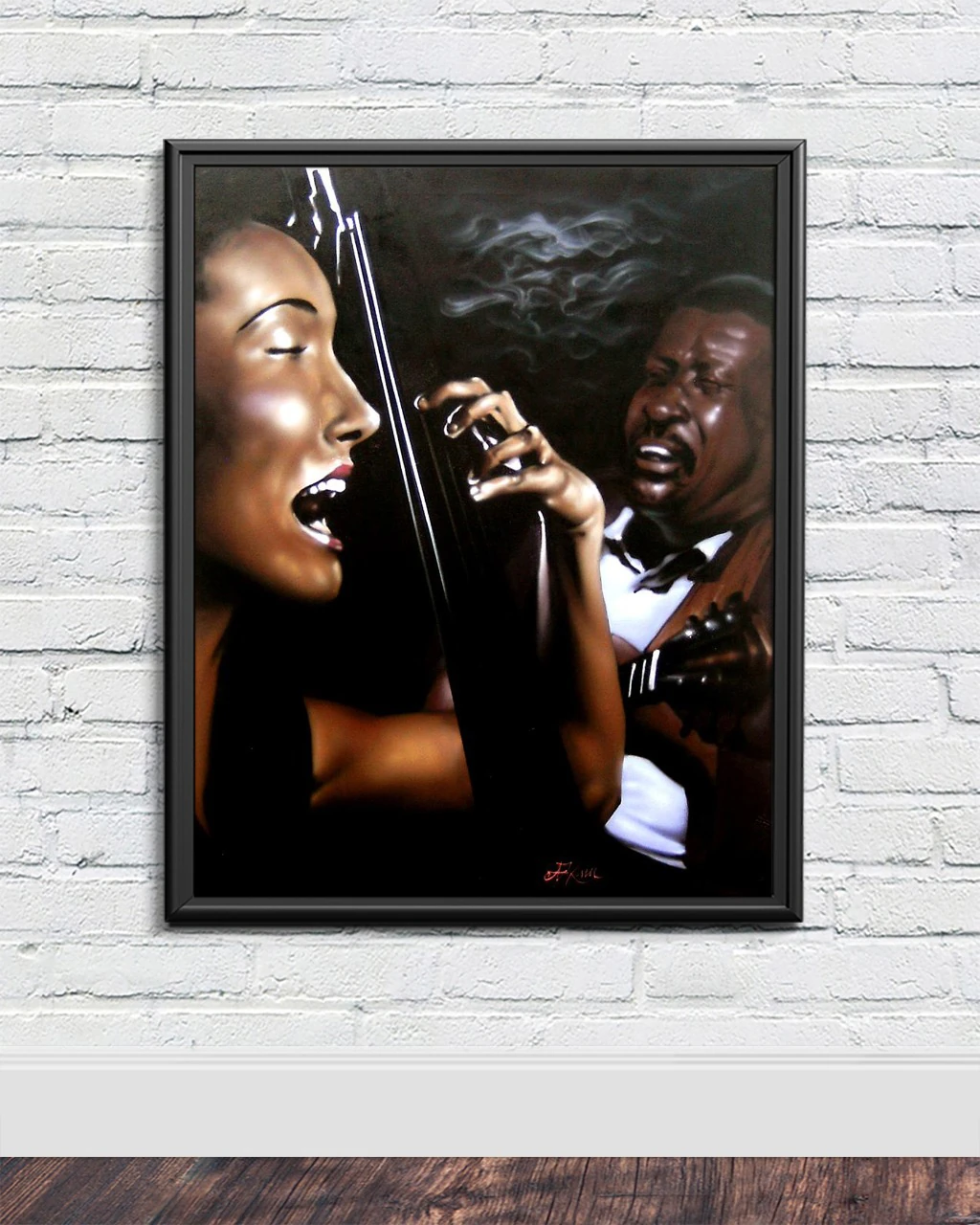 Kin Artwork: Smoke and Jazz. This series was created in the natal's Kin city, Barcelona