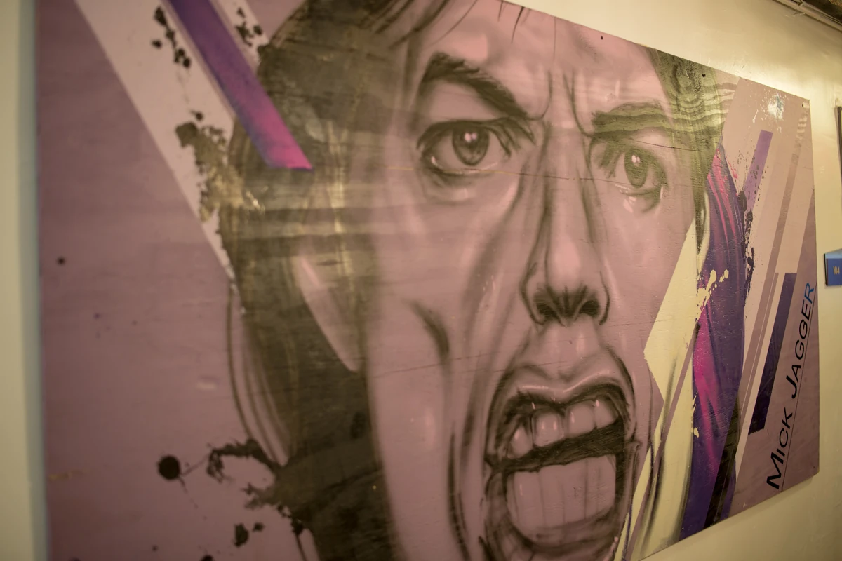 Paintings on wood for Rock Hostel – Miami Beach created by Kin, 2017