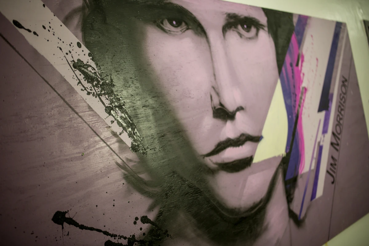 Paintings on wood for Rock Hostel – Miami Beach created by Kin, 2017