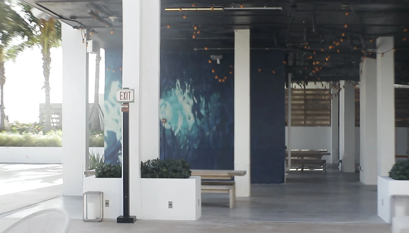 Outdoor wall art by Kin created for 1 Hotel - Miami Beach in 2004