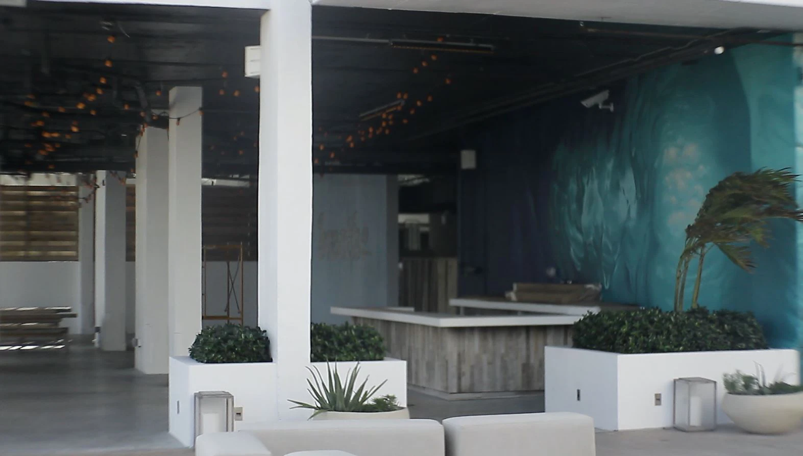 Outdoor wall art by Kin created for 1 Hotel - Miami Beach in 2004