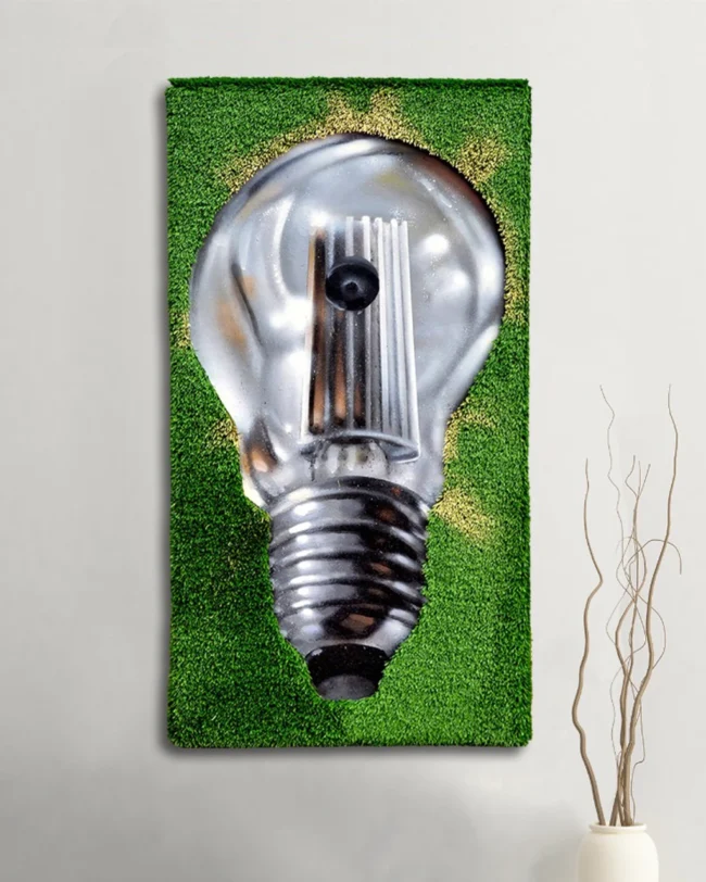 Canvas art by Kin, created for NY Light in 2006.