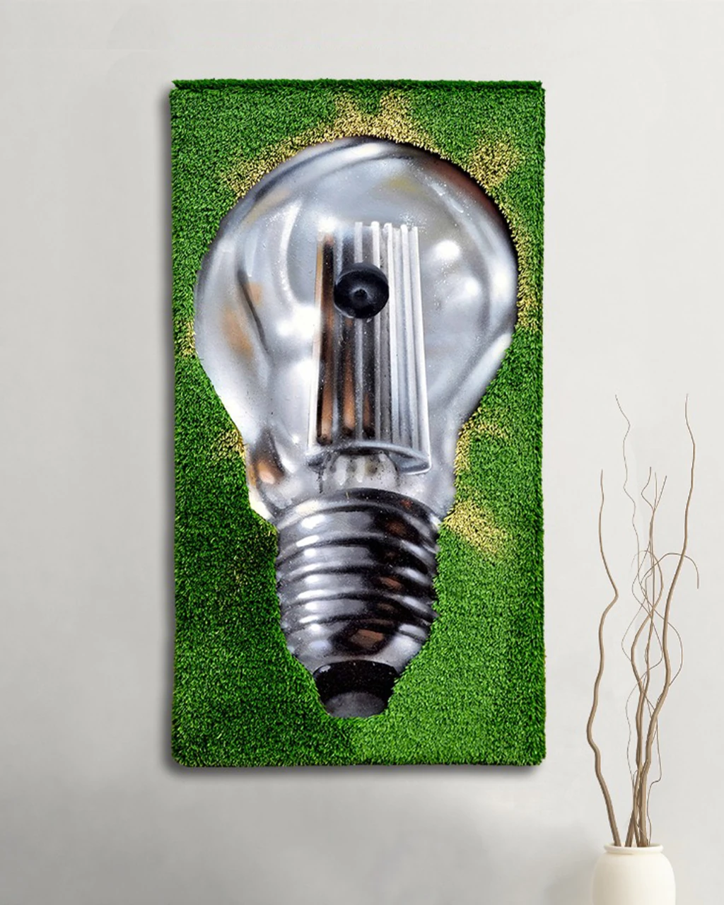 Canvas art by Kin, created for NY Light in 2006.