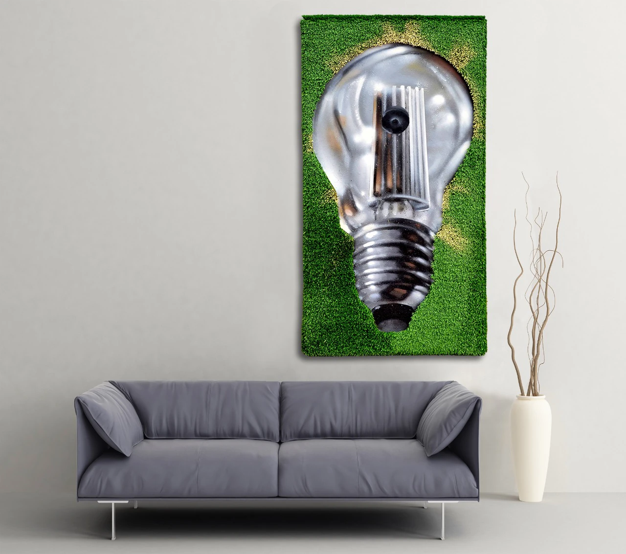 Canvas art by Kin, created for NY Light in 2006.