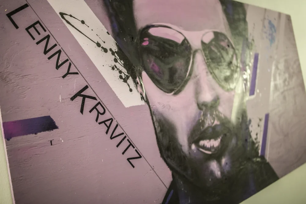 Commission artworks by Kin for Rock Hostel – Miami Beach, 2017