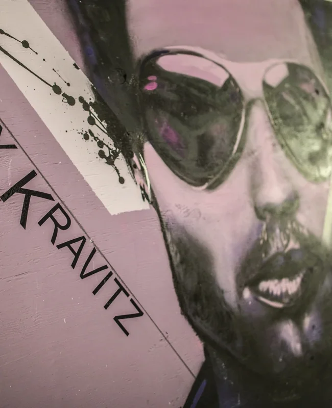 Commission artworks by Kin for Rock Hostel – Miami Beach, 2017