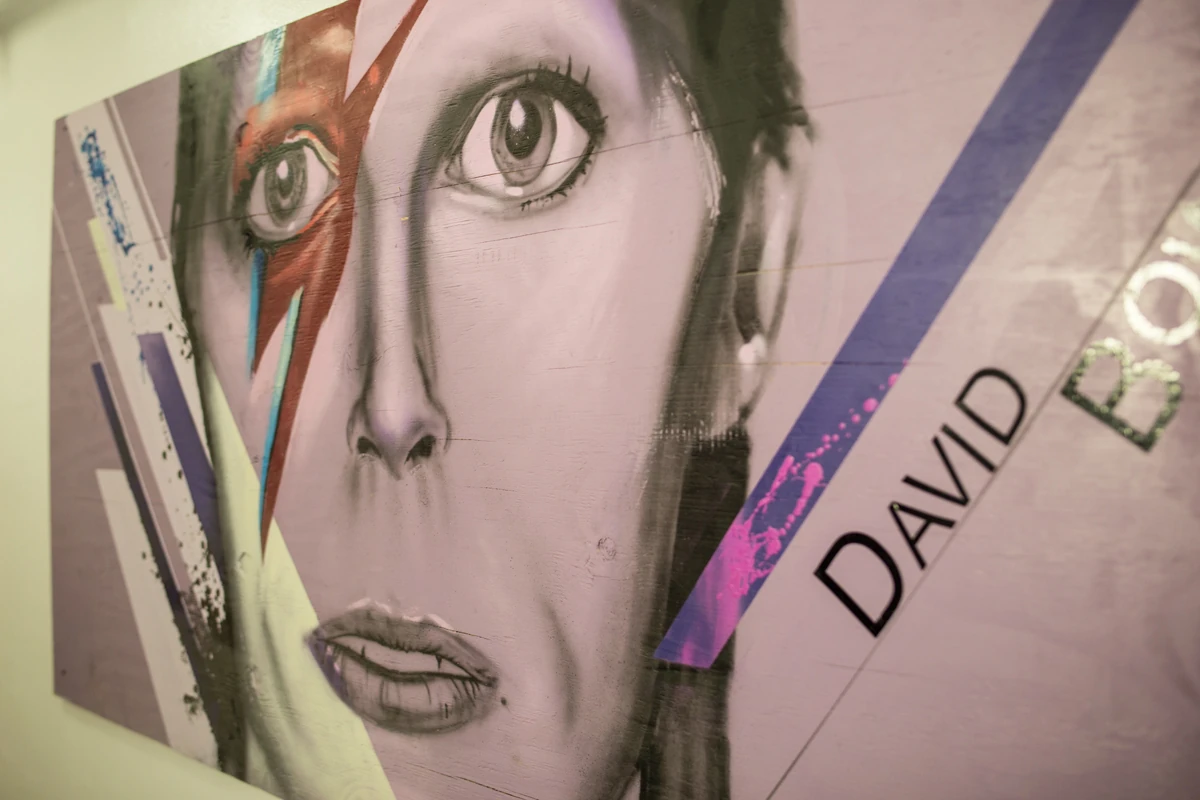 Commission artworks by Kin for Rock Hostel – Miami Beach, 2017