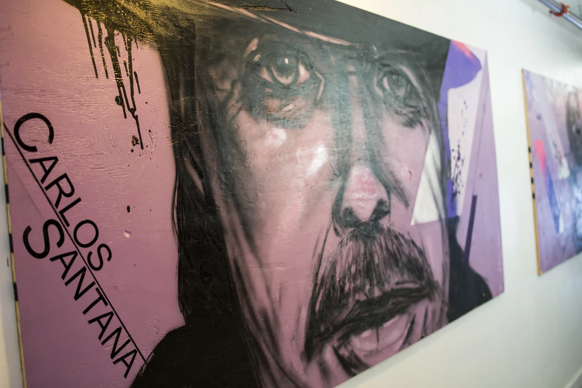 Commission artworks by Kin for Rock Hostel – Miami Beach, 2017