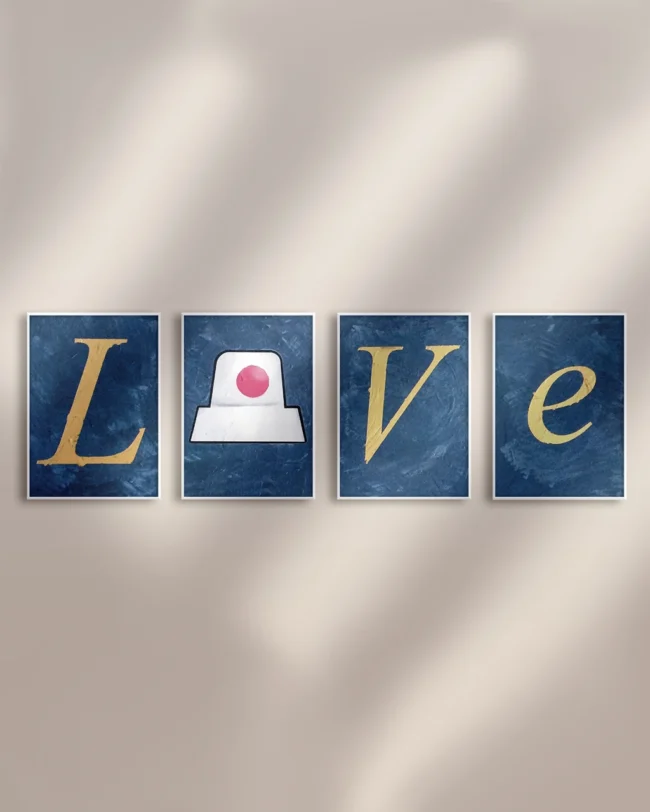 Polyptych: Love Caps by Kin, created for Lips in 2006