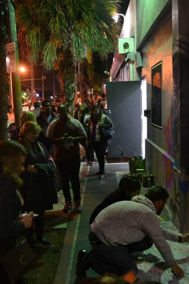 Art performance by Kin: During Valentine's Day