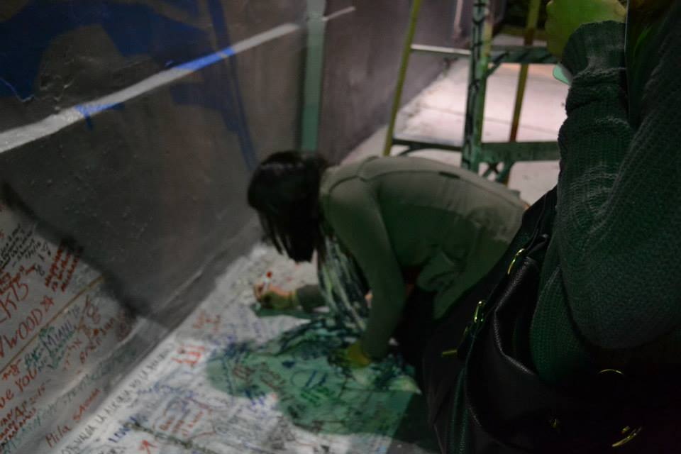 Art performance by Kin: During Valentine's Day