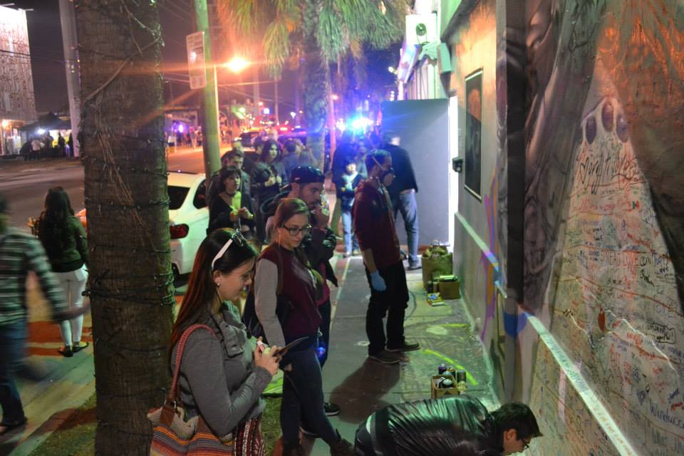 Art performance by Kin: During Valentine's Day