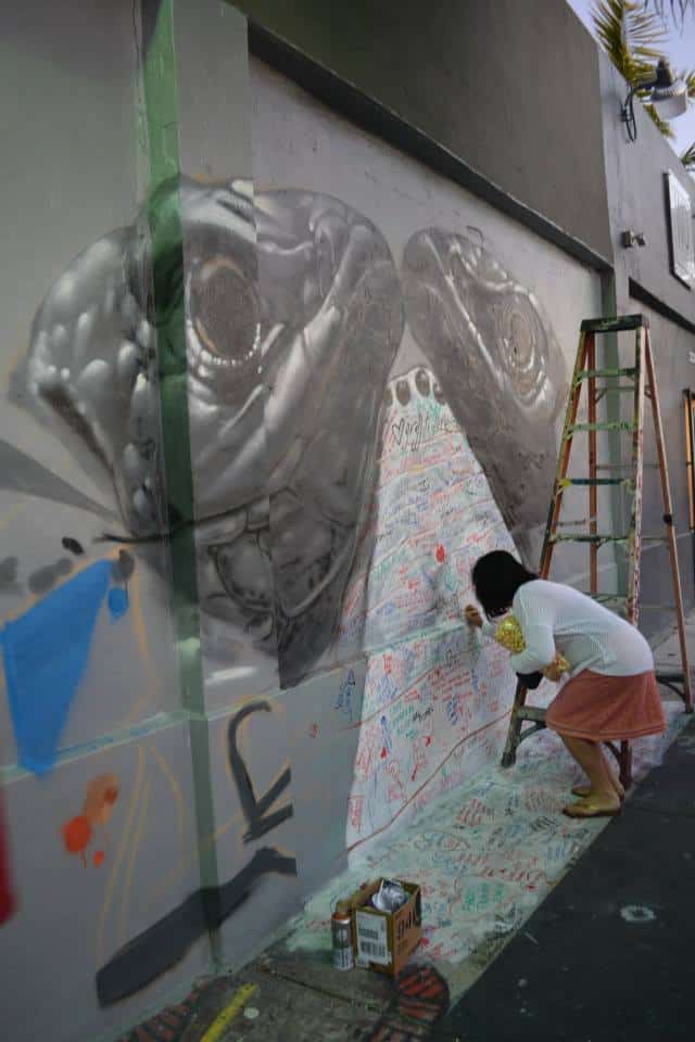 Art performance by Kin: During Valentine's Day