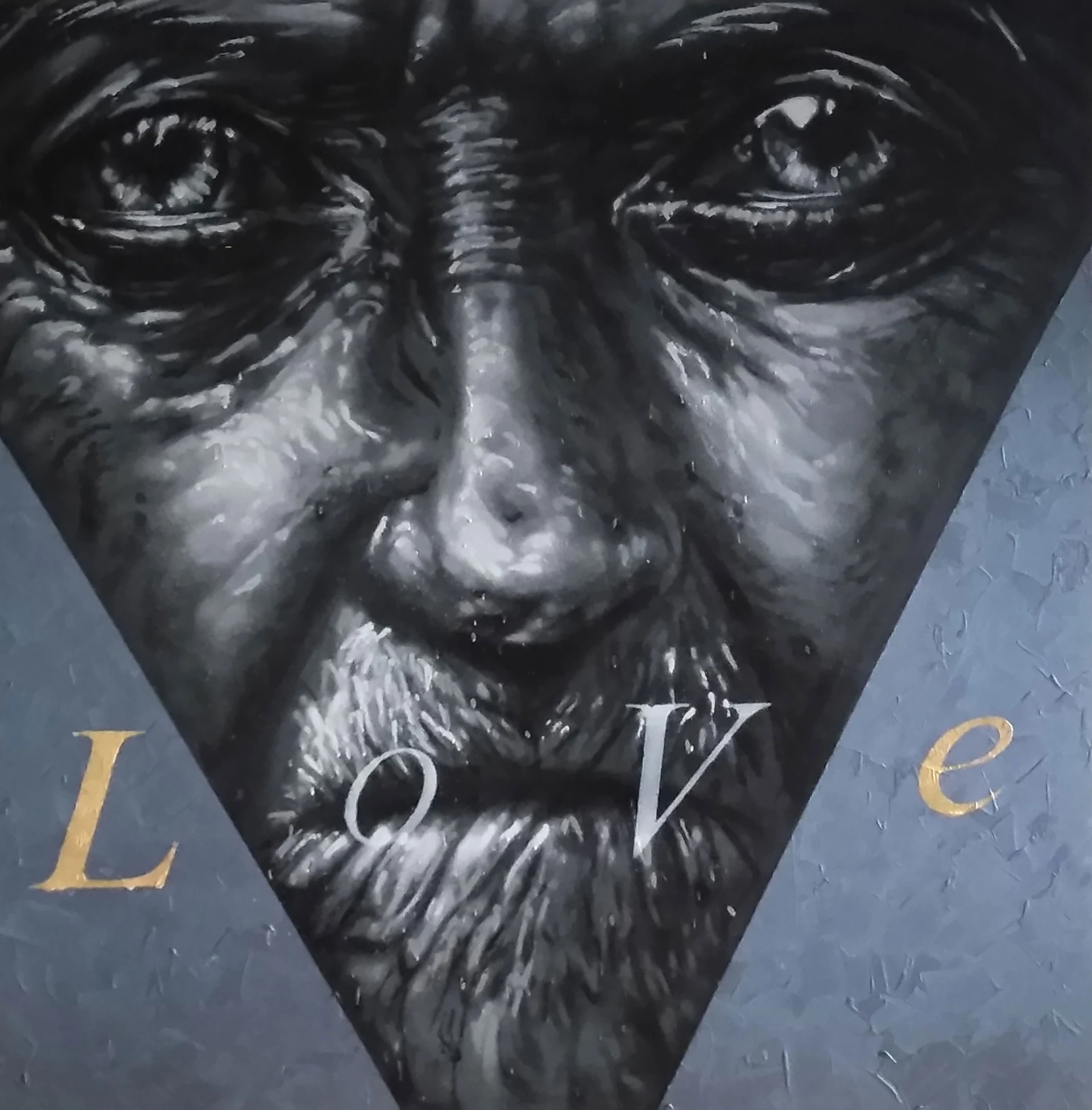 Picture on canvas by Kin: Love – Roots are not a Crime