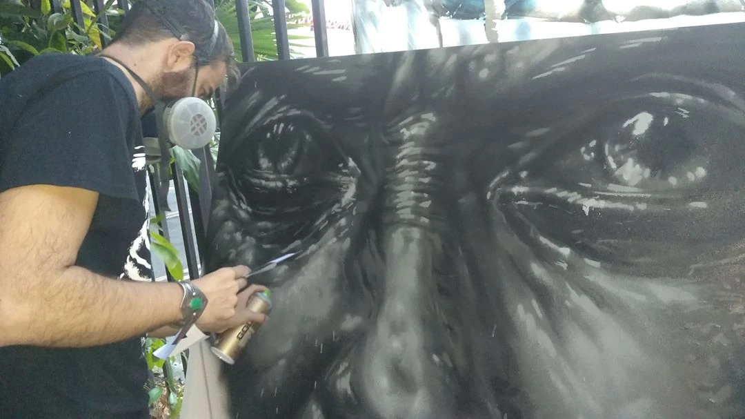 Picture on canvas by Kin: Love – Roots are not a Crime