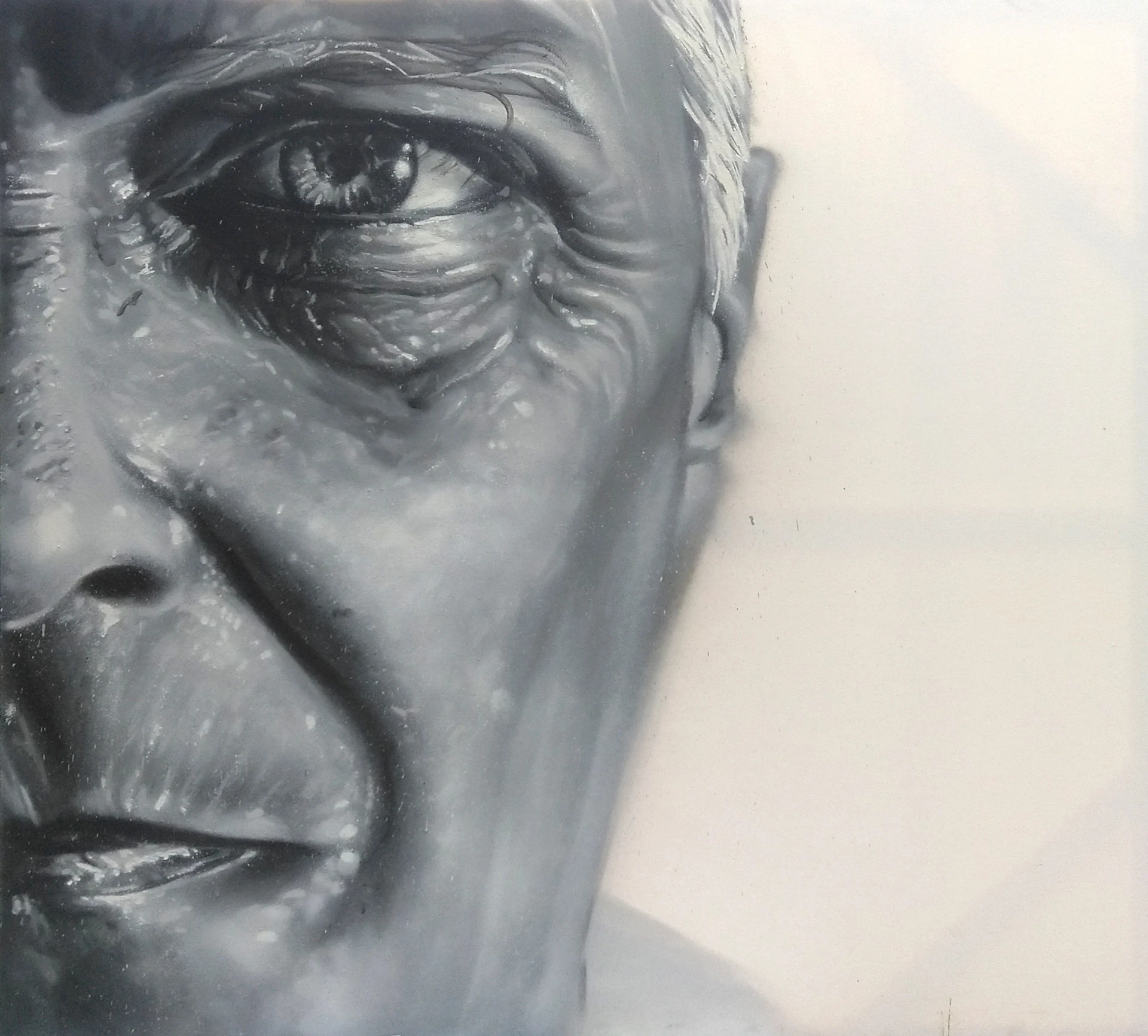 Artwork on canvas: Believe – Roots are not a Crime